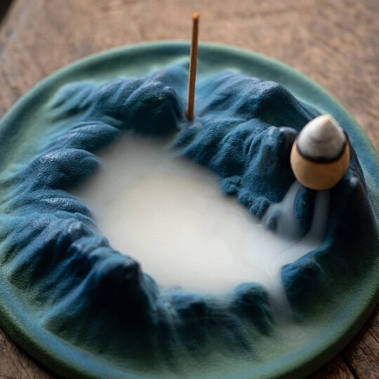 Green Mountain Backflow Incense Burner