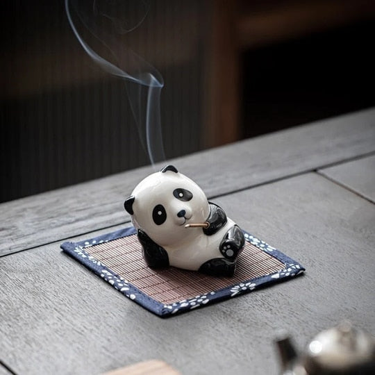 Cute Panda Incense Stick Holder