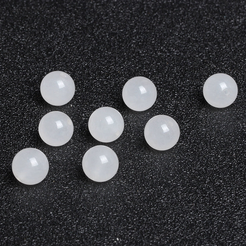7A Xinjiang Kunlun White Chalcedony Bead
