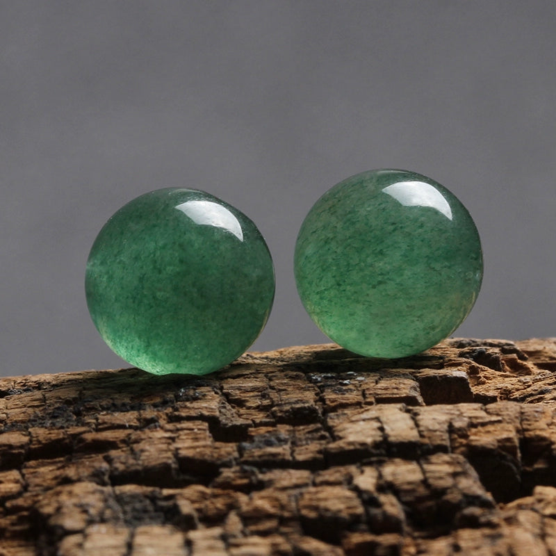 Natural 5A Green Strawberry Quartz Bead