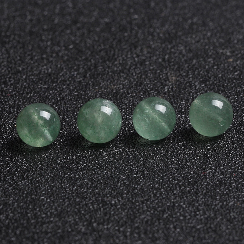 Natural 3A Green Strawberry Crystal Bead