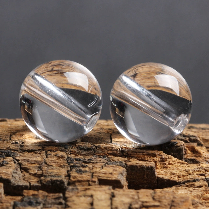 7A Natural White Crystal Beads