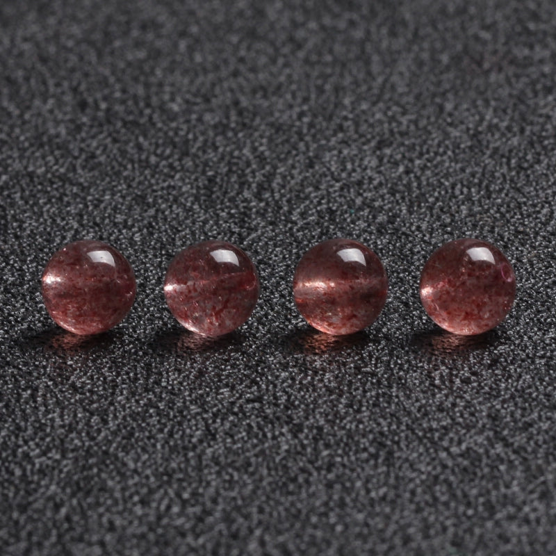 Buddha3bodhi 7A Natural Strawberry Quartz Bead Healing Crystal