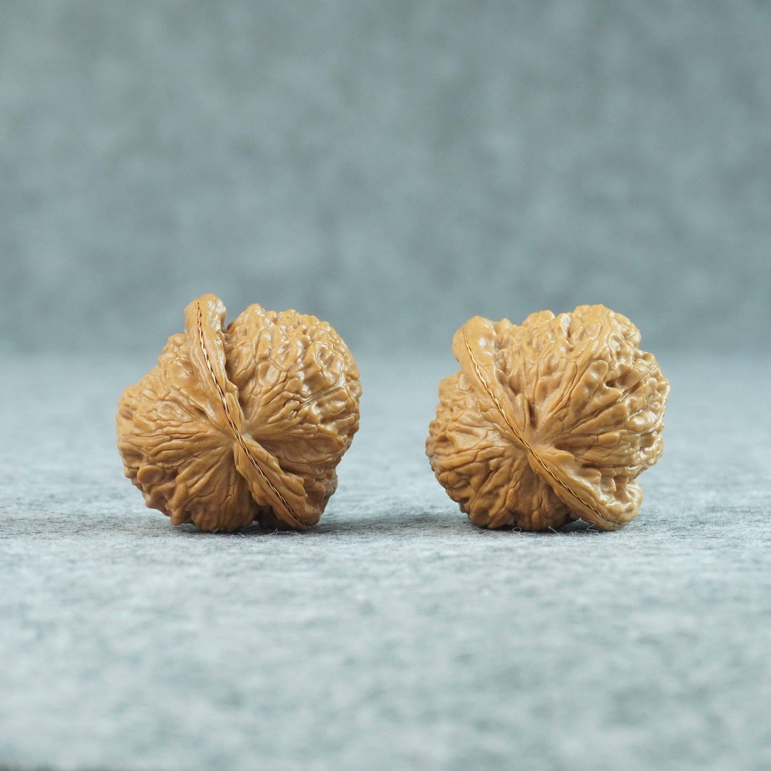 38mm White Lion Head Walnuts | One-of-a-Kind Pair | 070109