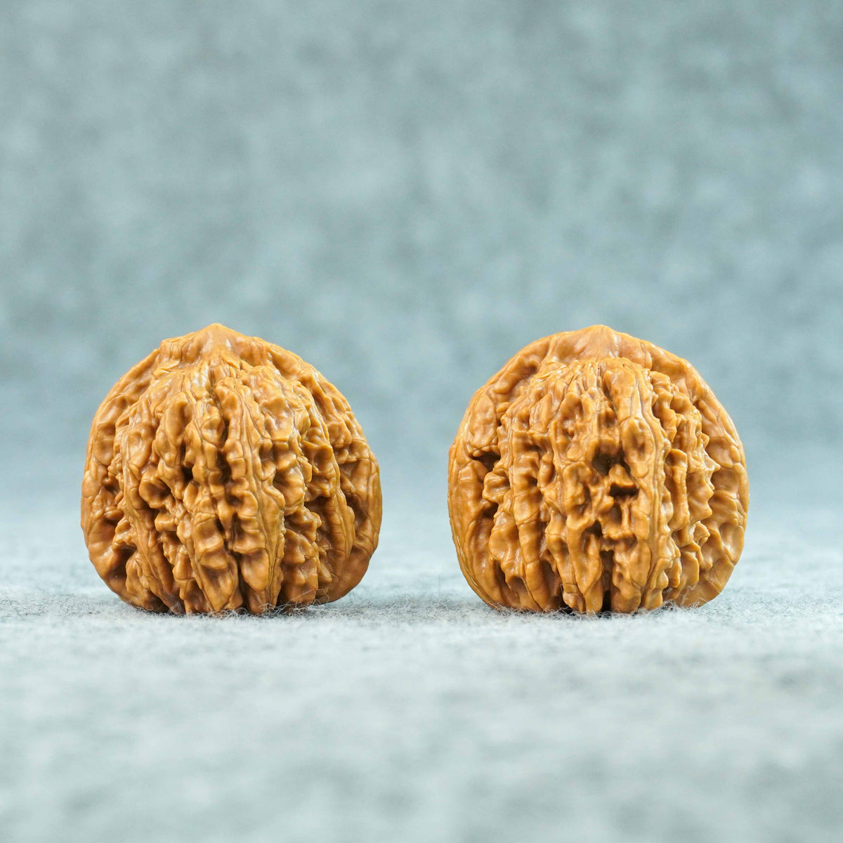 42.5mm Four-Tower Lion Head Walnut Pair | One-of-a-Kind Listing | 092407