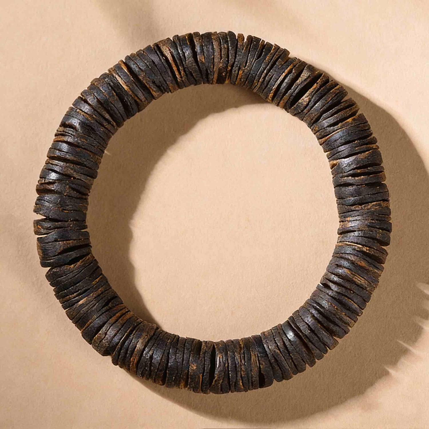 Natural Sinking-Grade Hainan Agarwood Single-Circle Bracelet