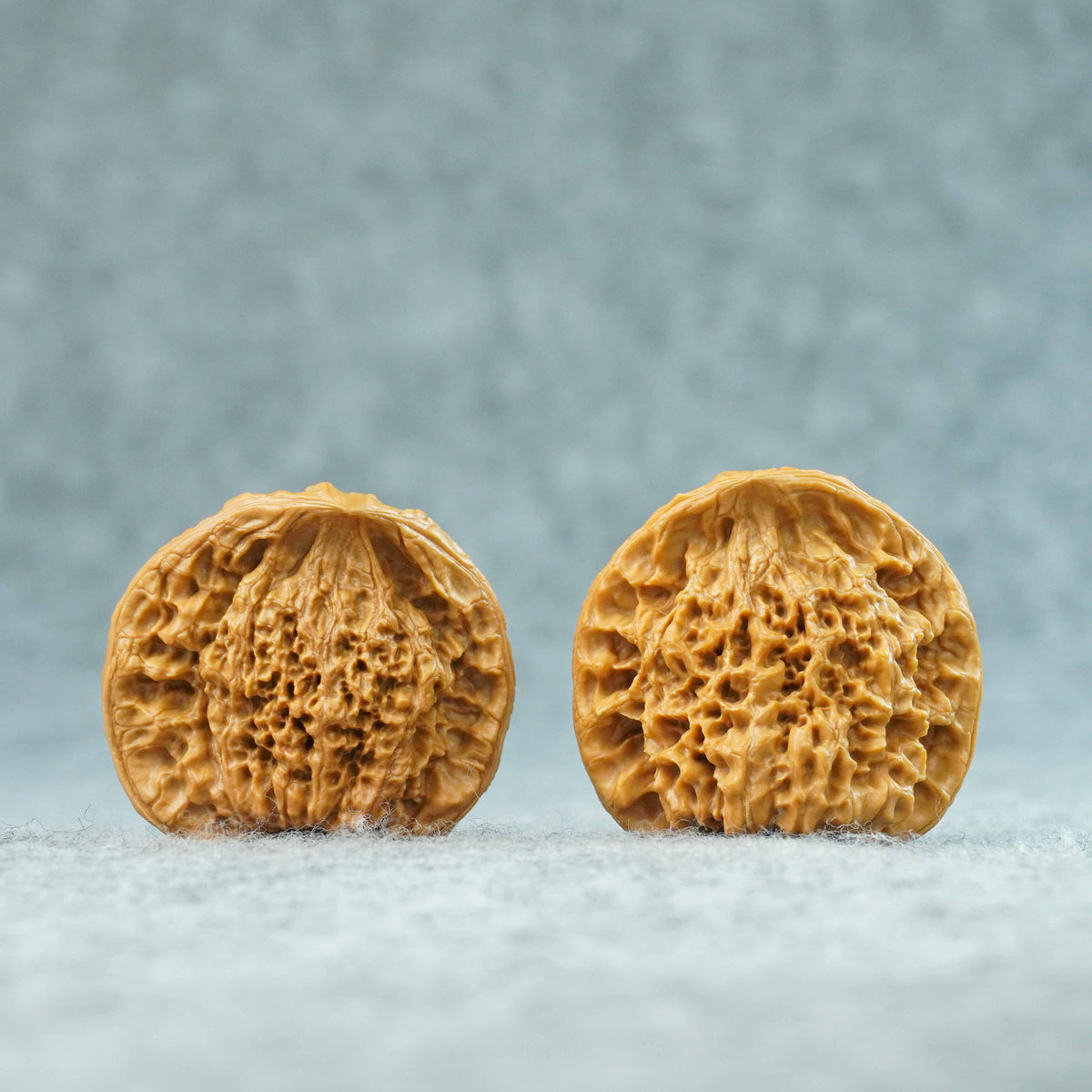 47mm Guanmao Snake Head Walnut Pair | One-of-a-Kind Matched Pair | 092301