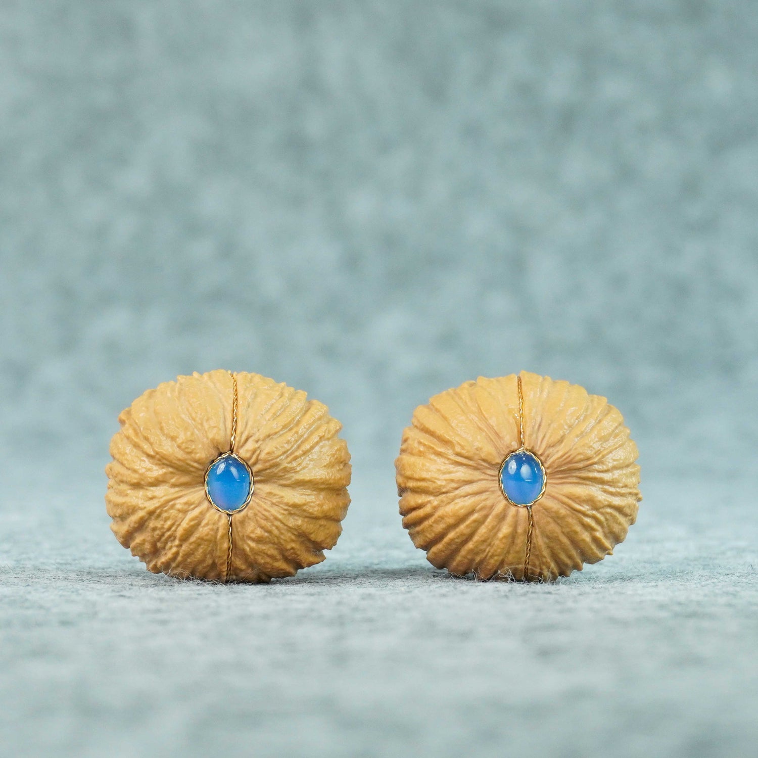 32mm Yuanbao Monkey Head Walnut Pair | One-of-a-Kind Listing | 070902
