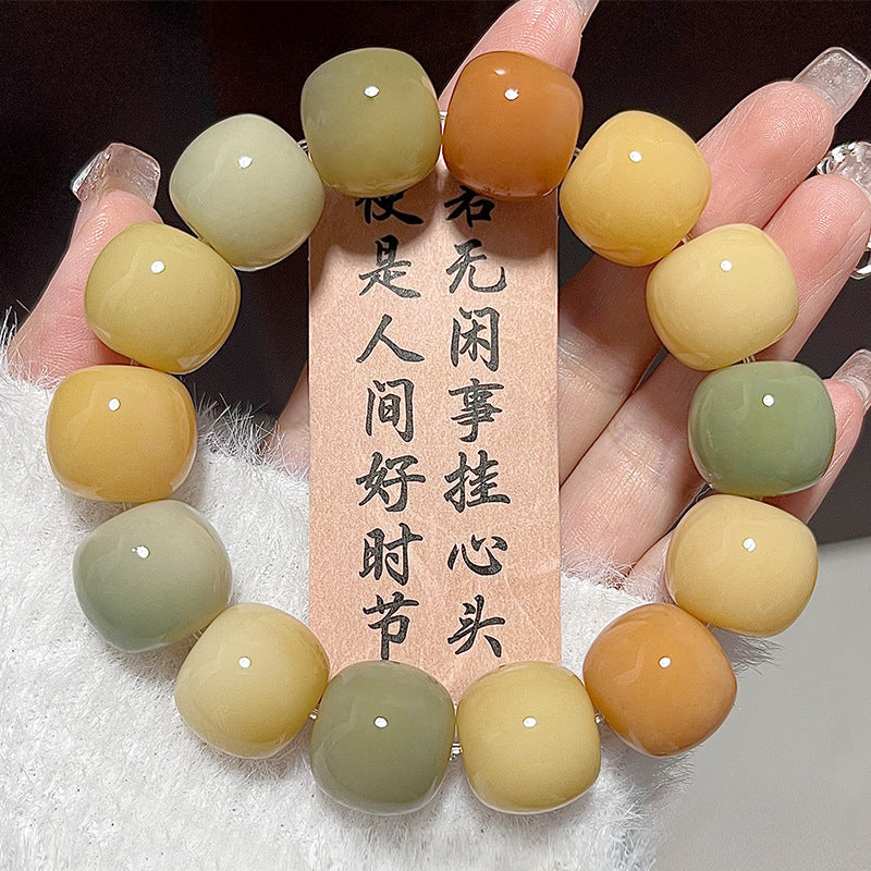 Large Size Bodhi Beads Bracelet Meditation  Beads