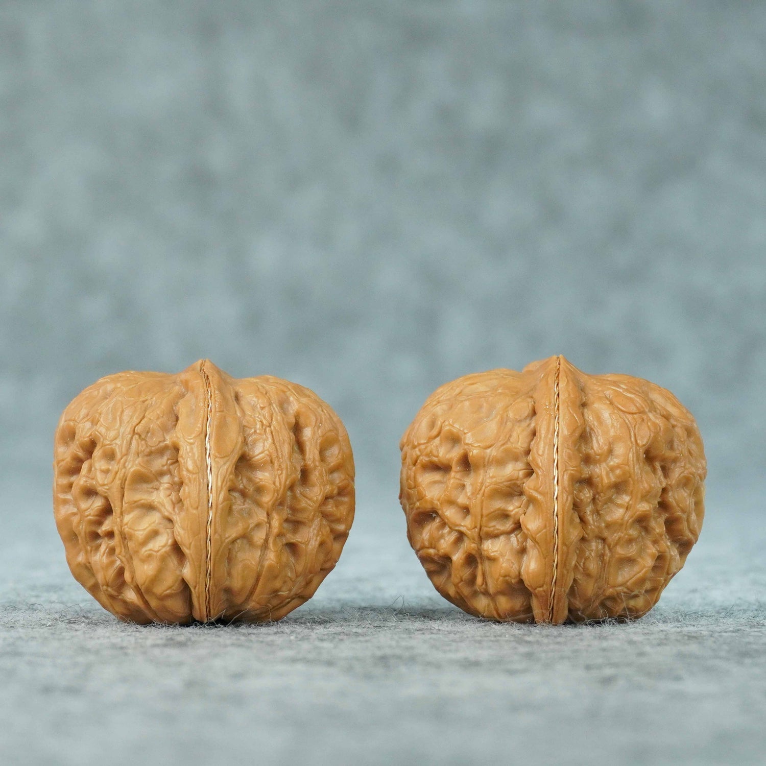 40mm Yuanbao Lion Head Walnut Pair | One-of-a-Kind Listing | 071410