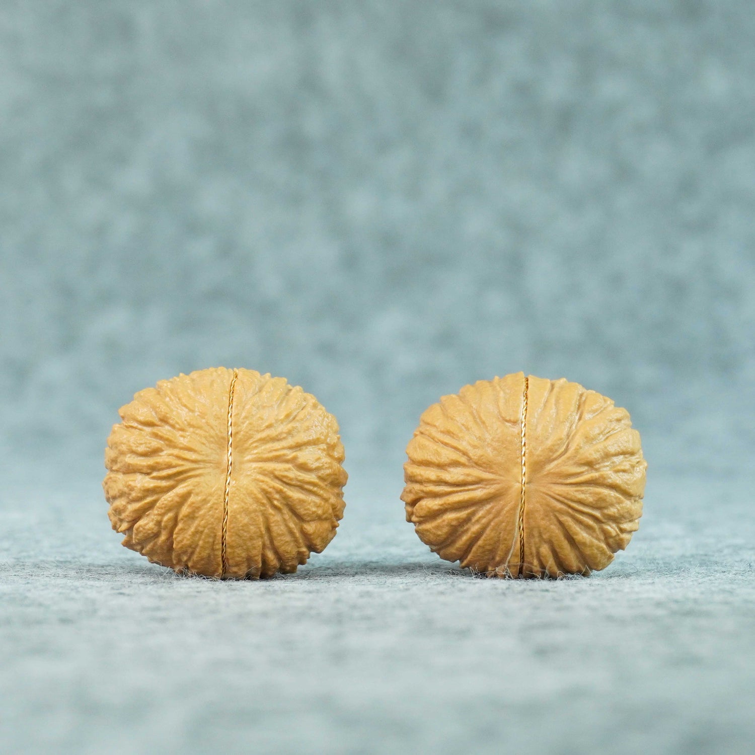 32mm Yuanbao Monkey Head Walnut Pair | One-of-a-Kind Listing | 070902