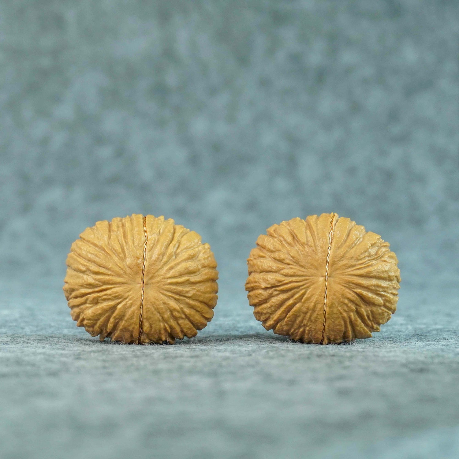 35mm Yuanbao Monkey Head Walnut Pair | One-of-a-Kind Listing | 070901