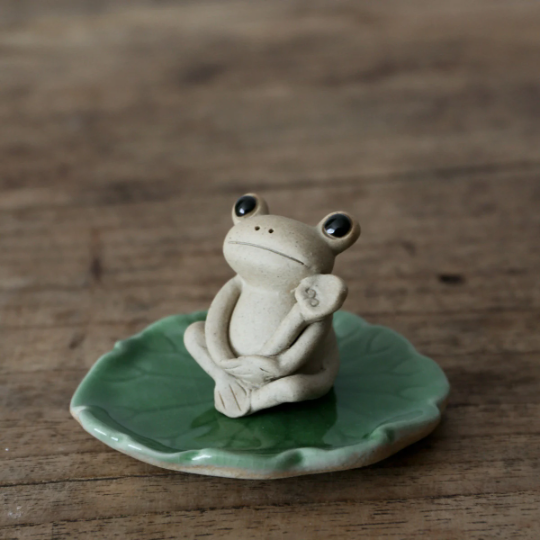 Small and Cute Frog Incense Burner