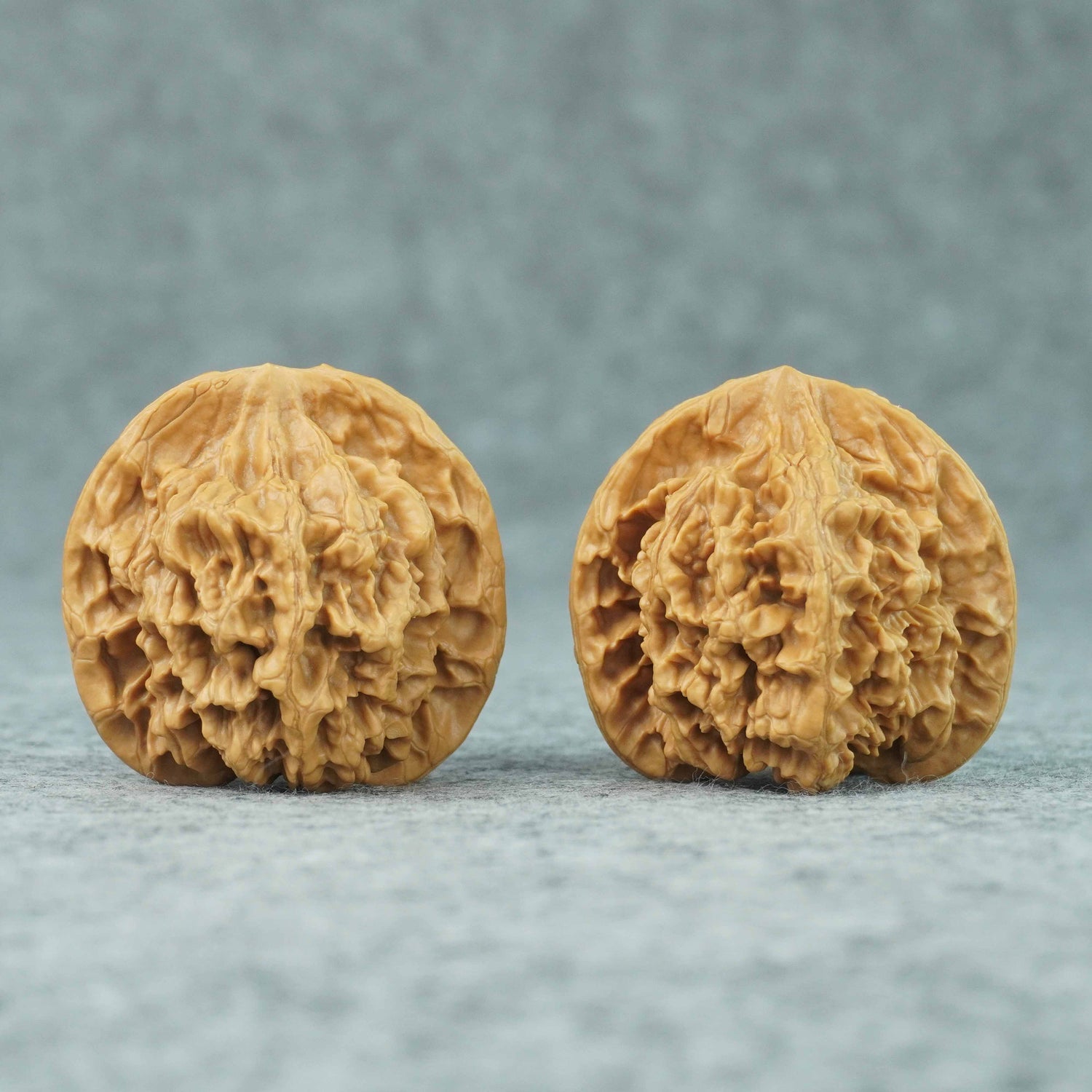 50mm Emperor Lion Head Walnut Pair | One-of-a-Kind Listing |070804
