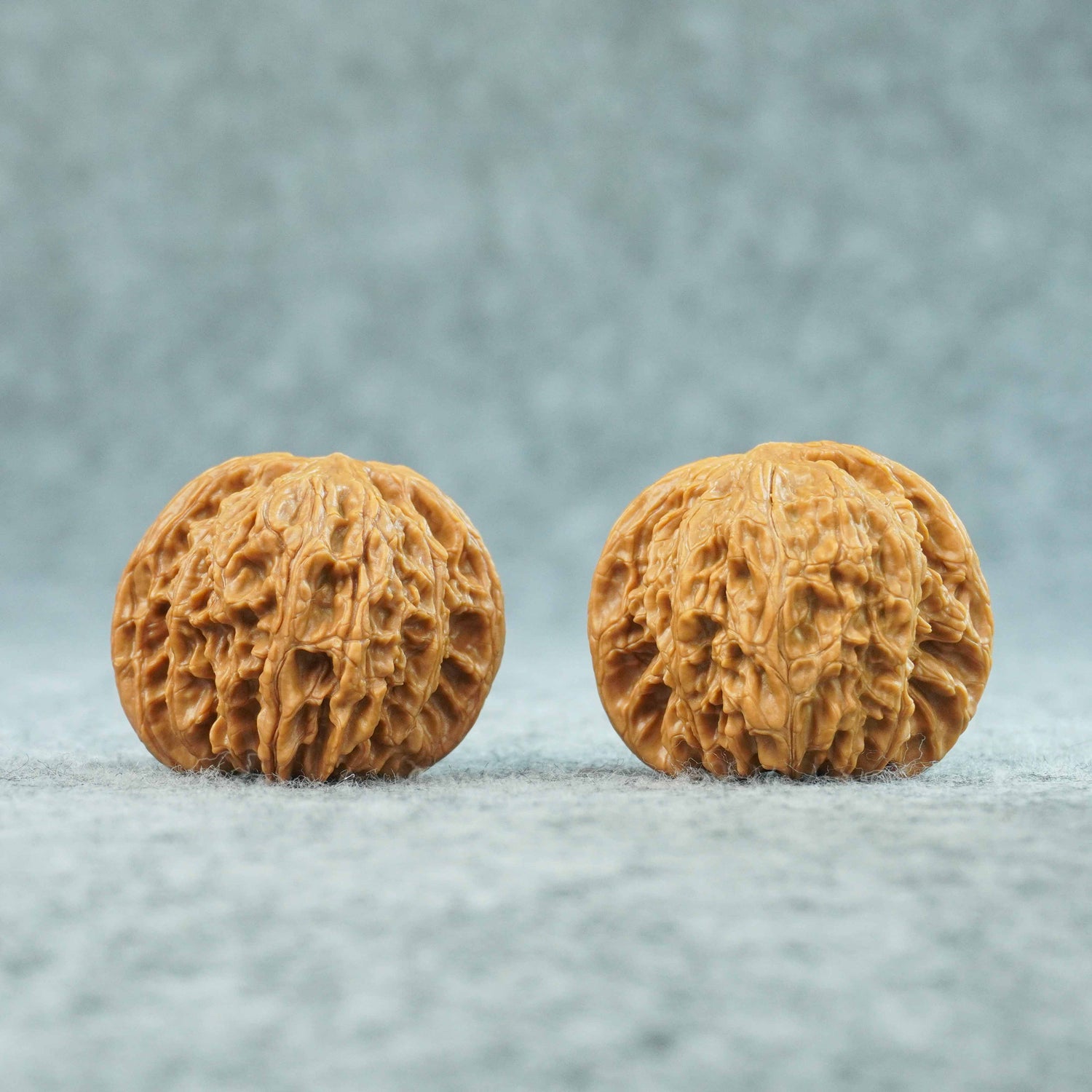 45mm Millstone Lion Head Walnuts | One-of-a-Kind Pair | 081403