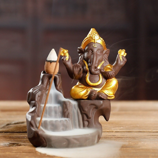 Elephant Backflow Incense Burner