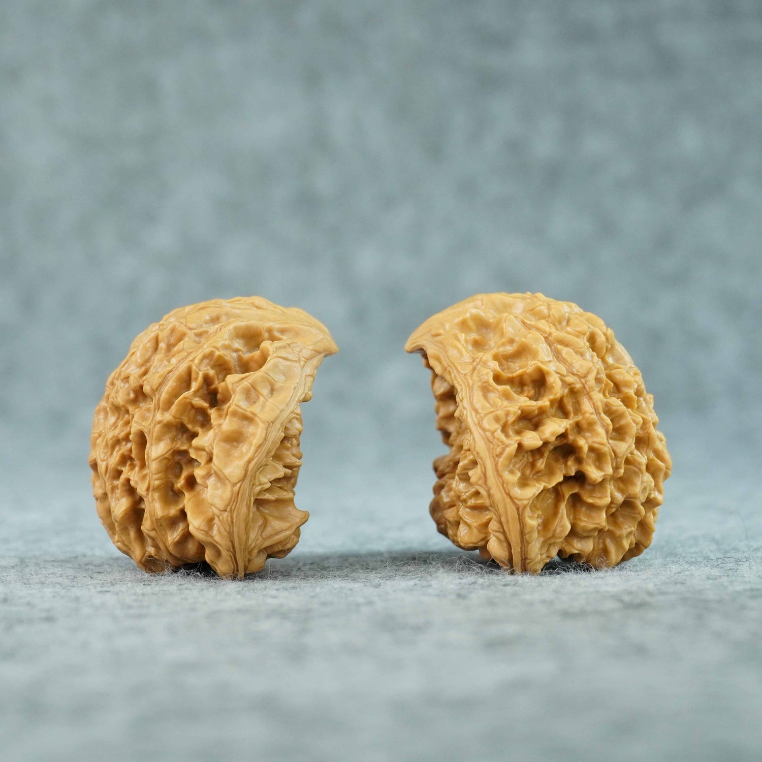 55mm Guanmao Snake Head Walnut Pair | Rare Mutation | One-of-a-Kind Matched Pair | 071605