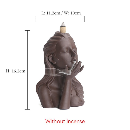 Pretty Girl Backflow Incense Burner