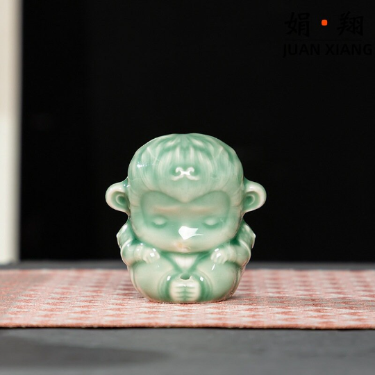 Lovely Monkey Ceramic Incense Stick Holder