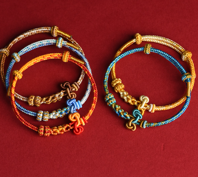 Handmade Red String Birth Year Bracelets for Couples – Zodiac Luck & Protection Bands