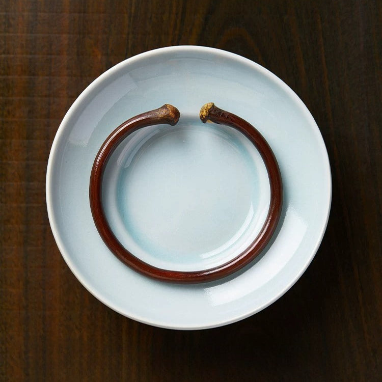 Handmade Natural Chicken Blood Vine Bracelet Tibetan Style Bangle