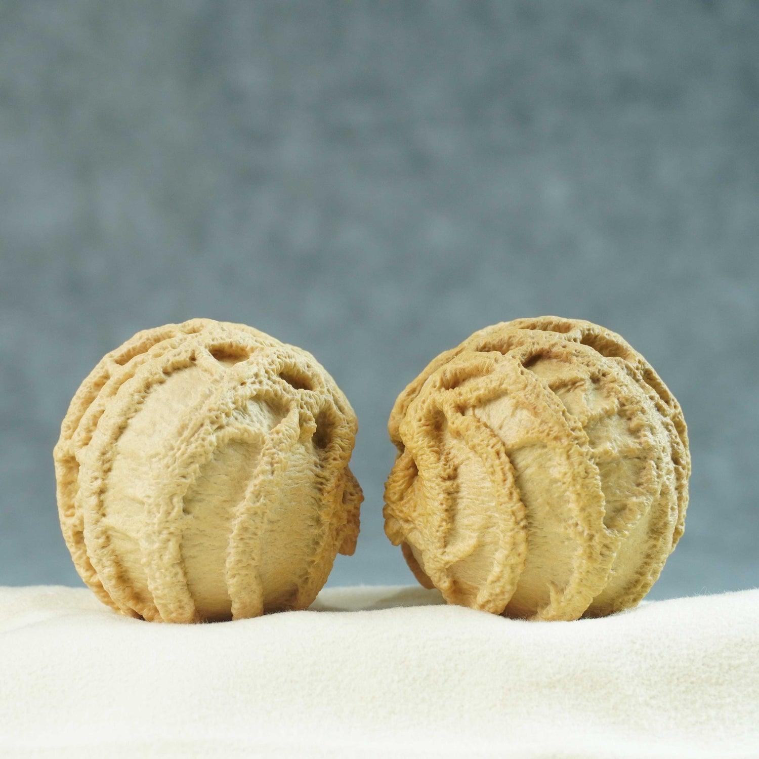 45mm Indonesian Qiankun Ghost Face Walnut | One-of-a-Kind Listing |071102