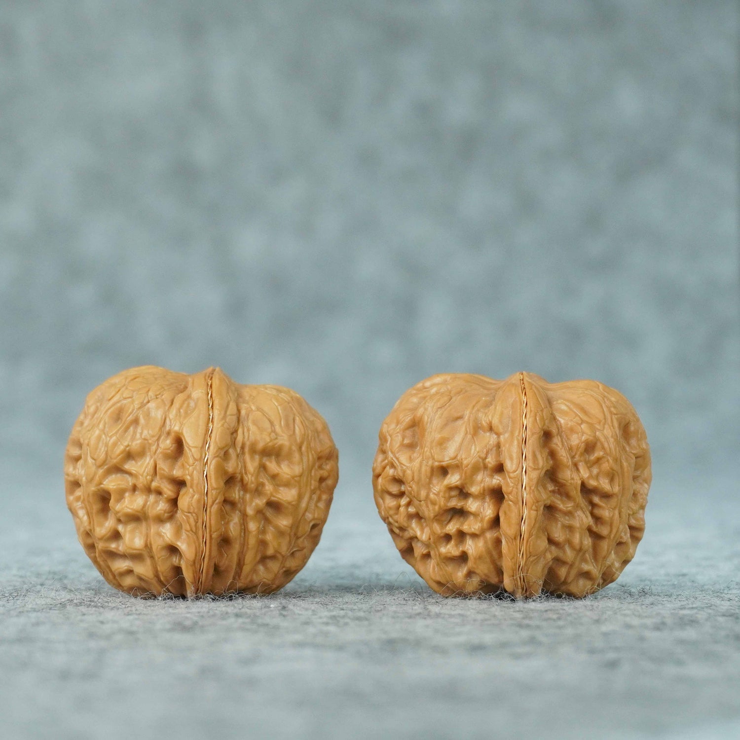 38mm Yuanbao Lion Head Walnut Pair | One-of-a-Kind Listing | 071407