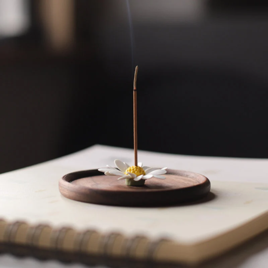 Flower Ceramic Incense Stick Holder