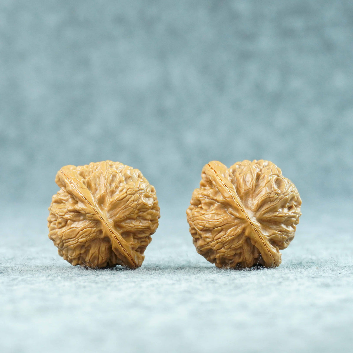 39mm Palace Lantern Lion Head Walnut Pair | One-of-a-Kind Listing | 090803