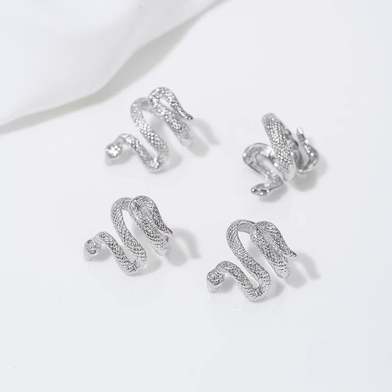 Snake Spacer Beads with Cubic Zirconia – DIY Bracelet & Necklace Findings (4pcs)