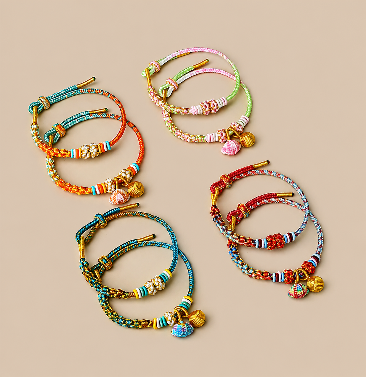 Colorful Handmade Red String Bracelet Lucky Blessing Protection Braided Wristband Unisex Gift