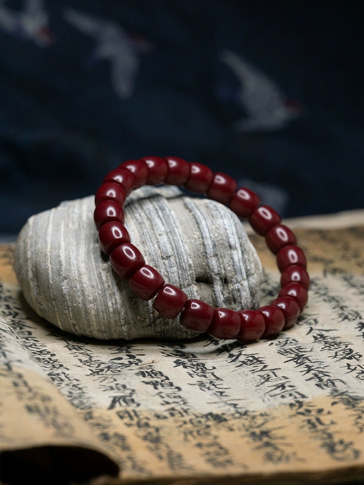 Red Bodhi Bracelet Energizing Meditation  Beads