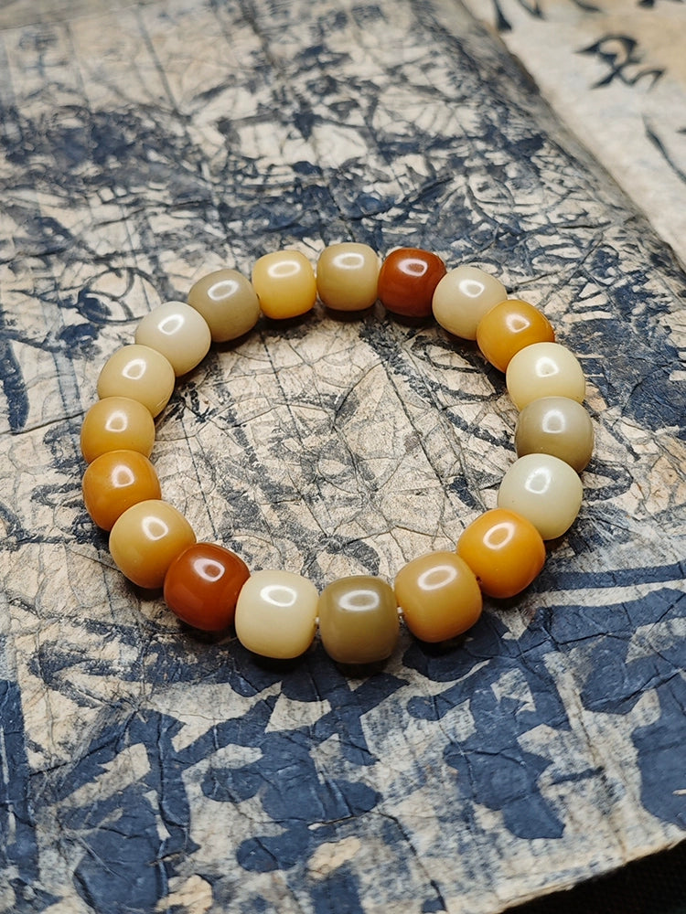 Bodhi Root Bracelet  Beads for Focus and Calm