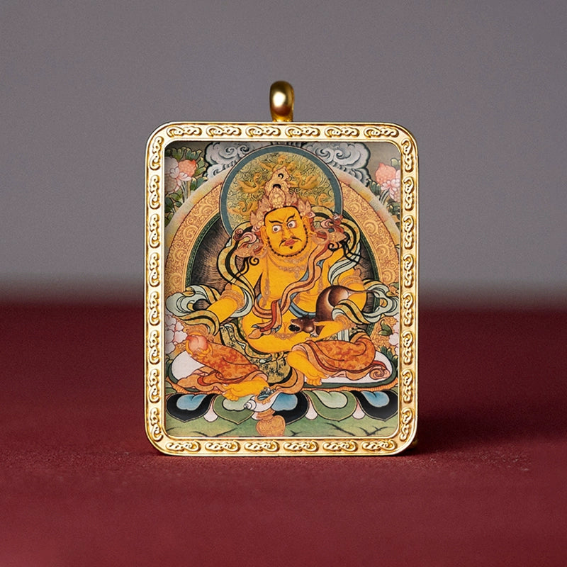 Tibetan Thangka  Amulet Talisman Pendant Necklace (35mm*45mm)