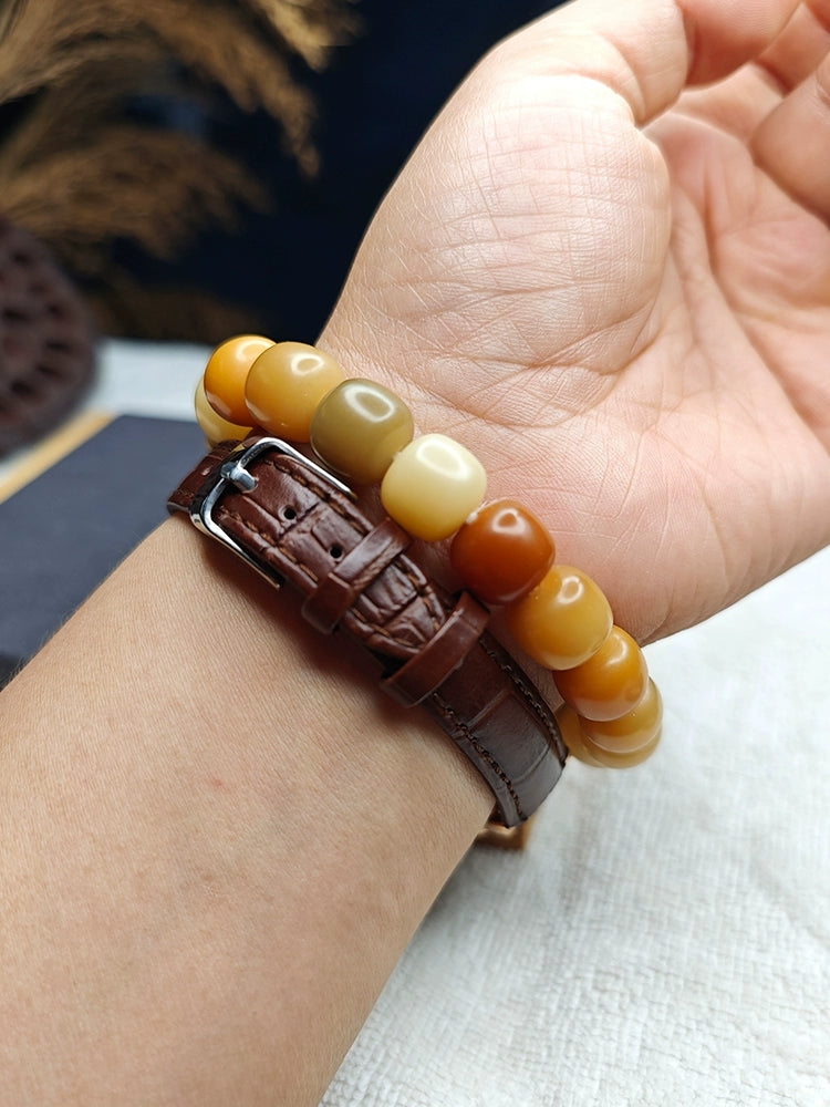 Bodhi Root Bracelet  Beads for Focus and Calm