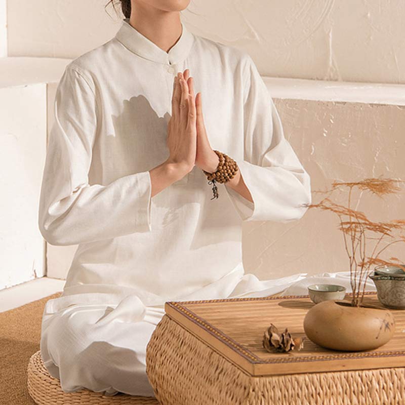 Meditation  Spiritual  Practice Yoga Tai Chi Uniform Clothing Women's Set